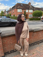 Heavy knit basic co ord set