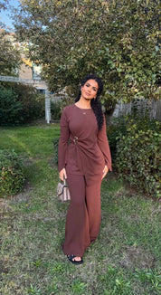Trim detail modest co ord set