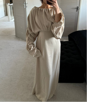 Pleat detail tie back occasion woven maxi dress