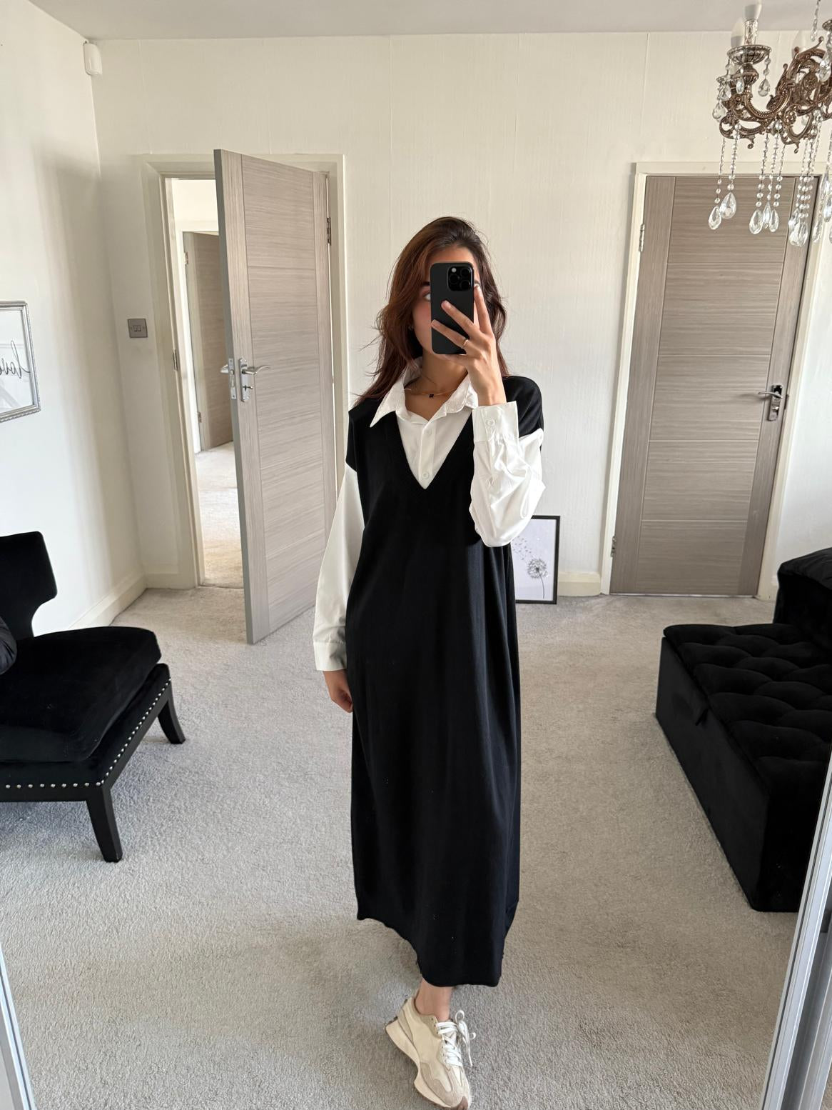 Modest Jumper shirt dress
