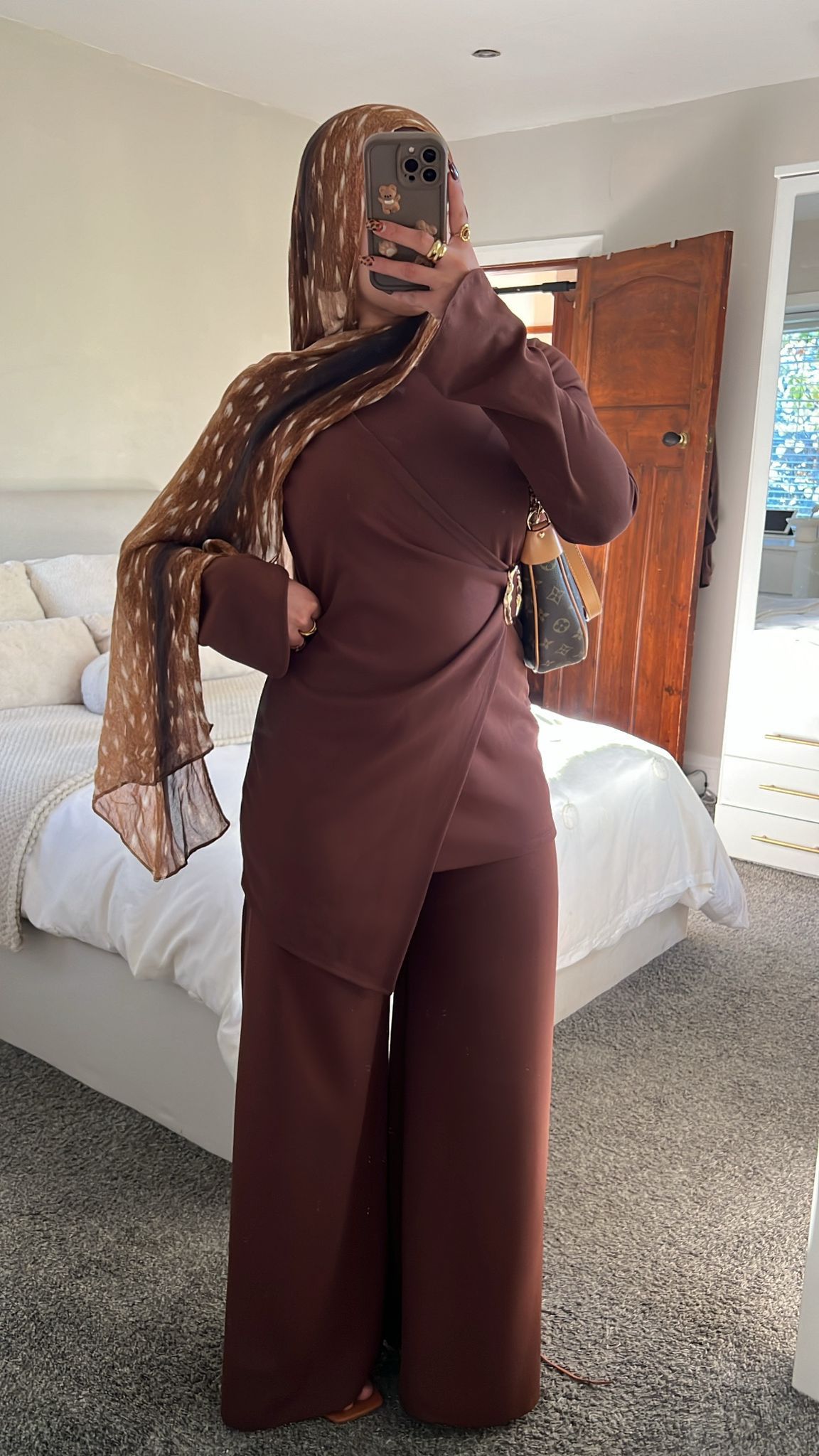Trim detail modest co ord set