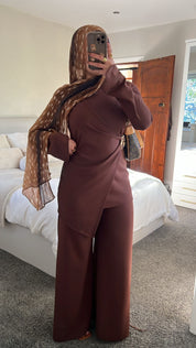 Trim detail modest co ord set
