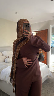 Trim detail modest co ord set