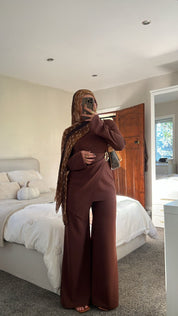 Trim detail modest co ord set