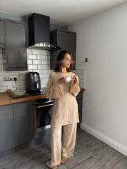 Popcorn Textured modest set