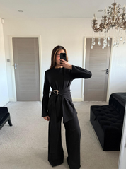 Trim detail blazer look co ord