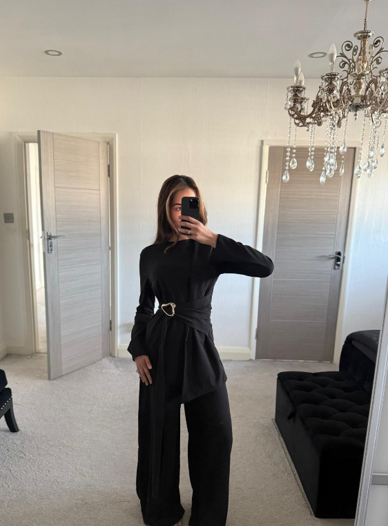 Trim detail blazer look co ord