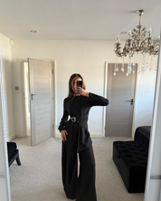 Trim detail blazer look co ord