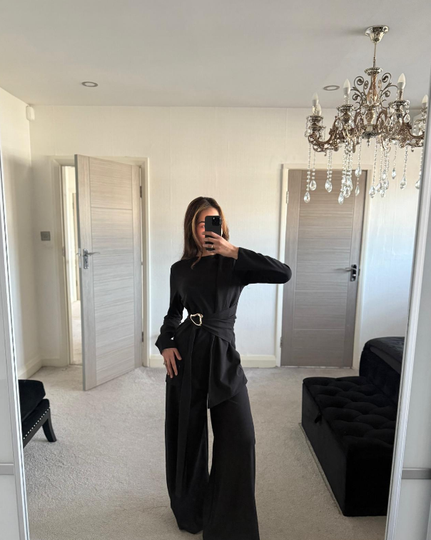 Trim detail blazer look co ord