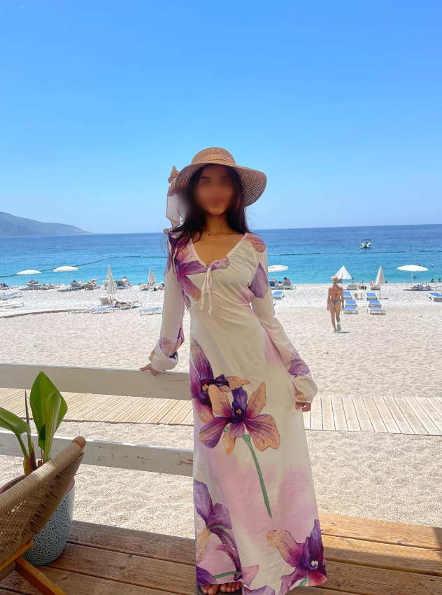 Gathered neck detail long sleeve maxi dress in mixed purple floral