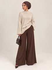 The everyday basic pant - in chocolate browns