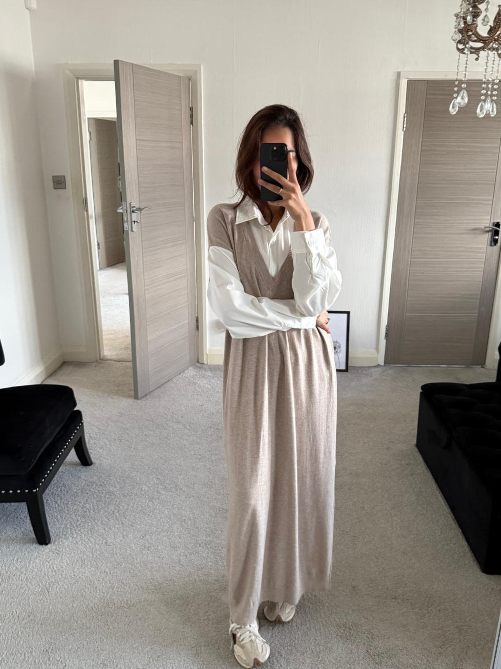 Modest Jumper shirt dress