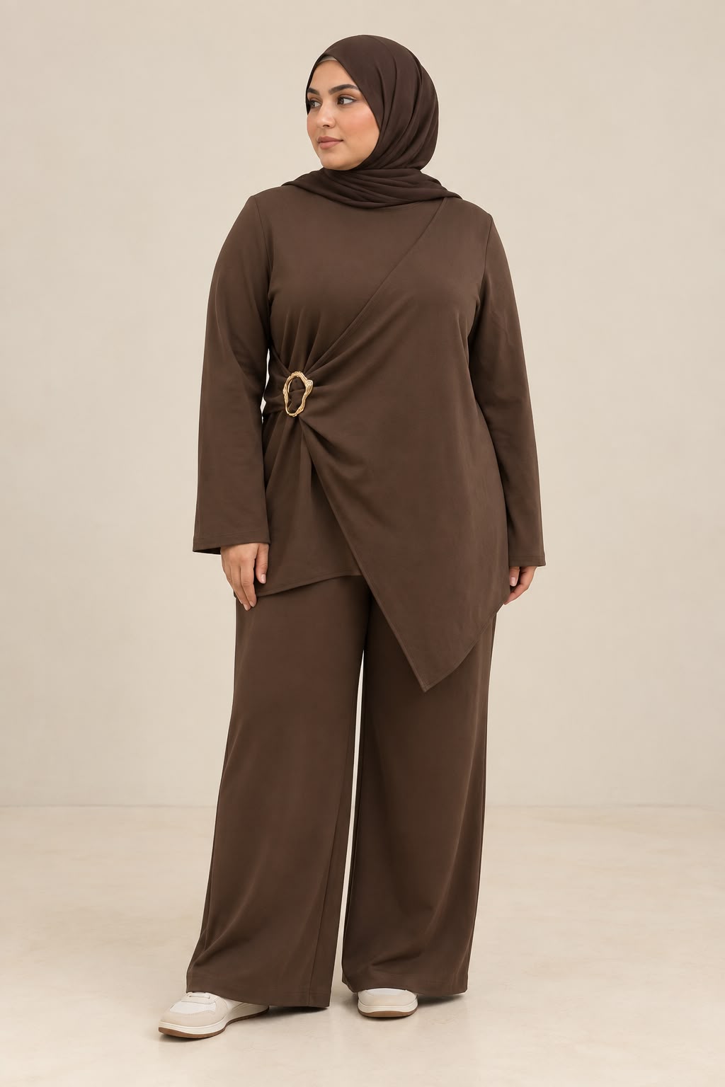 Trim detail modest co ord set